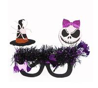 CAZSTYK Occhiali da vista Halloween Novità, Witch Hat Devil Bat, B