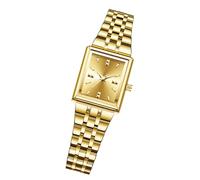CAZSTYK Orologio da uomo in lega con cinturino in acciaio comodo, stile classico e professionale, resistente all'acqua, per professionisti e viaggiatori, Oro