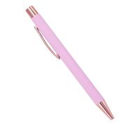 CAZSTYK Penna a sfera liscia in metallo che preme 1,0 mm penna a sfera retrattile scuola ufficio