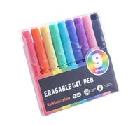 CAZSTYK Penne gel cancellabili da 0, 6 mm, revisione con, Rainbow series | Set per la marcatura dello studio delle annotazioni sulla scrivania del pianificatore appunti classe