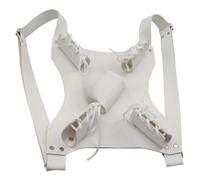 CAZSTYK Pettorina da spalla in pelle PU con tracolla regolabile per appassionati di cosplay attività all'aperto vestire spade imbracatura a spalla