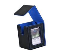 CAZSTYK Porta carte con pannello trasparente per una rapida visualizzazione e presentazione, può ospitare 120 carte singole protette in fibra estrema