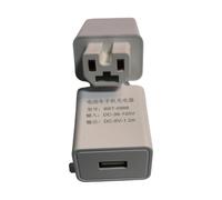CAZSTYK Porta Ricarica USB per Scooter, White Ordinary | Supporta la ricarica rapida con molteplici protezioni sicurezza e uscita stabile a 5 V per smartphone e