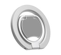 CAZSTYK Porta telefono laterale con cavalletto pieghevole per 17, Silver | Supporto pieghevole con supporto per impugnatura girevole a 360 gradi e staffa regolabile per cavalletto