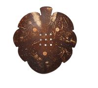 CAZSTYK Portasapone in legno naturale con fori di drenaggio, guscio di cocco, supporto a forma di animale per il supporto per l'organizzazione del piano di lavoro