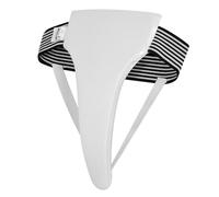CAZSTYK PU Coppa Protettiva Elastico Cintura Protezioni Inguine PU Texture per Arte Training e Combattimento Sport EVA Spume inguine Defender