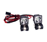 CAZSTYK Quick Mount Faretti per 1/10 Scala Modelli di Telecomando Luce Bassa Uso Telecomando Auto Fanale Posteriore