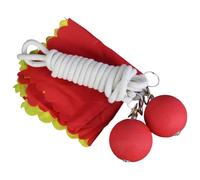 CAZSTYK Resilienza Meteore Martello Palla Corda Darted Meteore Martello Gomma Gettare Peso Per Wushu Art Training E Fitness Corda di Cotone Strumento di Formazione di Forza