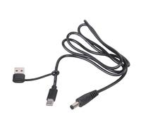 CAZSTYK Ricarica rapida 12 V USB Tipo C a DC5,5 x 2,1 mm Cavo di alimentazione compatibile per 0 Rapido Efficiente Fornitura di Energia Elettronica di Tipo C