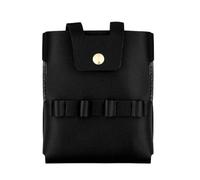 CAZSTYK Sacchetti per bottiglie da golf eleganti accessori da golf in pelle PU Texture sacchetti per fiaschetta con fodera termica per bevande calde e fredde Custodia per fiaschetta in PU