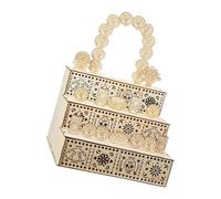 CAZSTYK Scatola commemorativa artigianale in legno per il giorno dei morti teschio decorazione per la casa con scatola Ofrenda fatta a mano Ofrenda Day Of Dead Display Ofrenda