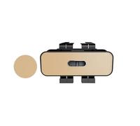 CAZSTYK Scatola portaoggetti 4 in 1 con scatola per fazzoletti nascosta e supporto pieghevole per telefono per vari veicoli, pianificatore di viaggi e auto