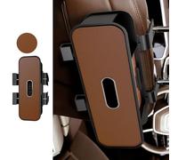 CAZSTYK Scatola portaoggetti 4 in 1 con scatola per fazzoletti nascosta e supporto pieghevole per telefono per vari veicoli, pianificatore di viaggi e auto