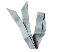 CAZSTYK Sciarpa rotonda multiuso a pois, alla moda, leggera, in poliestere, decorazione per borsa, accessorio da viaggio, accessorio per capelli, decorazione per il collo, Azzurro, Taglia unica