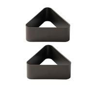 CAZSTYK Set di 2 stampi triangolari per sushi, in lega di alluminio per uso alimentare, per onigiris, pratica pressa per alimenti, utensile da cucina in lega di alluminio per riso