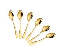 CAZSTYK Set di 6 mescolatori per caffè espresso in acciaio inox per caffè, tè, dessert, bevande, gelati e necessità di cottura