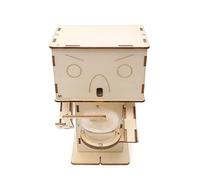 CAZSTYK Set di esperimenti con robot con bolle di legno, per bambini, per costruire e giocare a progetti scolastici, set scientifico