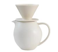 CAZSTYK Set macchine per caffè con gocciolamento in ceramica da 830 ml, caraffe capacità e gocciolatore per riunioni famiglia e amici, macchina per caffè con filtro