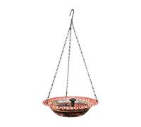 CAZSTYK Solare Cascading Hanging Bird Bath Fontana per Giardino Outdoor Solar Bird Bath