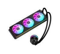 CAZSTYK Soluzione Raffreddamento Acqua ARGB da 360 mm, Black | Scena sonora silenziosa da 30 e basso rumore con molteplici preferenze montaggio per desktop workstation