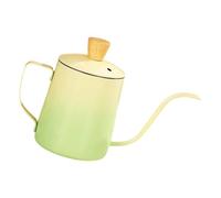 CAZSTYK sopra la macchina per caffè espresso con, Gradient green | Capacità 600 ml per la misurazione esatta dei liquidi, struttura in acciaio inossidabile, impugnatura ergonomica
