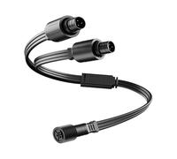 CAZSTYK Splitter di potenza per luce esterna con ampia compatibilità Materiali resistenti all'acqua e processo di installazione semplice Cavo splitter di alimentazione di facile installazione