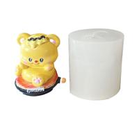 CAZSTYK Stampi in silicone a forma di orso per realizzare sapone in gesso per pasta di zucchero per torte al cioccolato
