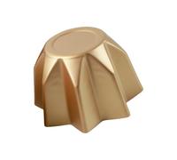 CAZSTYK Stampi per torta stella Natale italiana con, Gold 400G | Design a centro cavo per torte alte, supporto centrale, pane natalizio e cottura uniforme