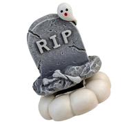 CAZSTYK Statuetta decorativa da tavolo teschio Halloween, Stele