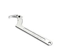 CAZSTYK Strumento per contatore dell'acqua con estremità quadrata/rotonda Chiave a gancio regolabile in metallo resistente ideale per la manutenzione dei tubi Strumenti automatici Forniture Strumento