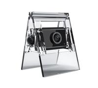 CAZSTYK Supporto a clip per videocamera per computer 2K per lezioni online, plug and play, nessun driver necessario, clip sicura sulla webcam