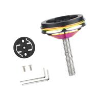 CAZSTYK Supporto per computer per biciclette ad alta resistenza Tappo superiore di ricambio Cronometro Staffa di fissaggio Base Accessori per ciclismo Supporto per computer Cuffie Tappo superiore
