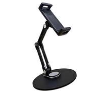 CAZSTYK Supporto per tablet Supporto da scrivania regolabile Tablet pieghevole 360 gradi Rotabile Staffa da tavolo per telefono Supporto di raffreddamento in metallo pieghevole