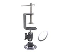 CAZSTYK Supporto regolabile per la maggior parte del cellulare Staffa di montaggio a 360 gradi Morsetto Supporto per telefono