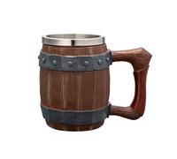 CAZSTYK Tazze in acciaio isolate con capacità extra, design retrò con esterni rivestiti in resina per feste e uso in stile retrò