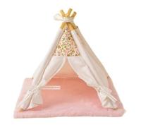 CAZSTYK Tenda per Bambole in Miniatura per la Decorazione Esterna, B | Tenda da gioco in tessuto cotone con design realistico per la scena della casa delle bambole, progetto