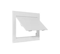 CAZSTYK Tipo cerniera di ispezione copre porta ABS Access Door Wall Ceiling White Hatches Covers Easy to Use Universal Push Type Port