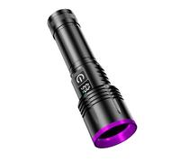 CAZSTYK Torcia LED Luminosa da 365 NM con Ricarica Rapida USB C | Robusto corpo in lega alluminio per avventure all ' aperta e controlli indoor con ricarica rapida in 2 ore
