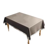 CAZSTYK Tovaglia moderna per sala da pranzo, misto cotone e lino, a prova di fuoriuscite, adatta alla maggior parte dei tavoli, rettangolare