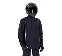 CAZSTYK Tuta antipioggia da moto traspirante con attrezzatura riflettente per uomo e donna Tuta antipioggia impermeabile