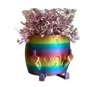 CAZSTYK Vasi per piante sorridenti con dita medie in alto Vaso di fiori per gli amanti delle piante grasse Divertente resina figura fioriera vasi da interno