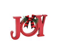 CAZSTYK Vassoio a più livelli con lettere natalizie da tavolo, per le vacanze, decorazione stagionale