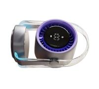 CAZSTYK Ventilatore ricaricabile 100 Velocità del vento Auto Swing sussurri silenzioso funzionamento luce notturna blu per palestra ufficio computer uso velocità regolabile ventilatore silenzioso