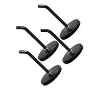 CAZSTYK Versatile set di 4 ganci per appendere asciugamani con estremità curva verso l'alto impedisce agli oggetti di cadere dall'organizzazione domestica