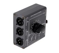 CAZSTYK XLR 6,5 mm bidirezionale Sound Switcher per microfoni multipli e ingressi strumenti, configurazioni rapide in metallo Pickup Combiner Change