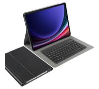 Cazy Custodia per tastiera compatibile con Samsung Galaxy Tab S9+ / S9 FE+ - Custodia protettiva con tastiera magnetica rimovibile - Layout: Azerty, MSGTS9PBKCA