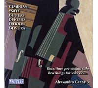 Riscritture Per Violino Solo - Alessandro Cazzato (Audio Cd)