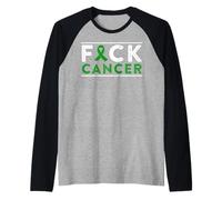 Cazzo Cancer Tshirt - Fu Cancro t Shirt Cancro consapevolezza del Cancro Maglia con Maniche Raglan