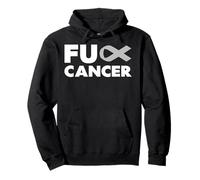 Cazzo Cancro Tshirt - Cazzo Cervello Cancer Awareness Felpa con Cappuccio