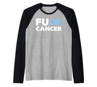 Cazzo Cancro Tshirt - Cazzo Prostata Cancer Awareness Maglia con Maniche Raglan